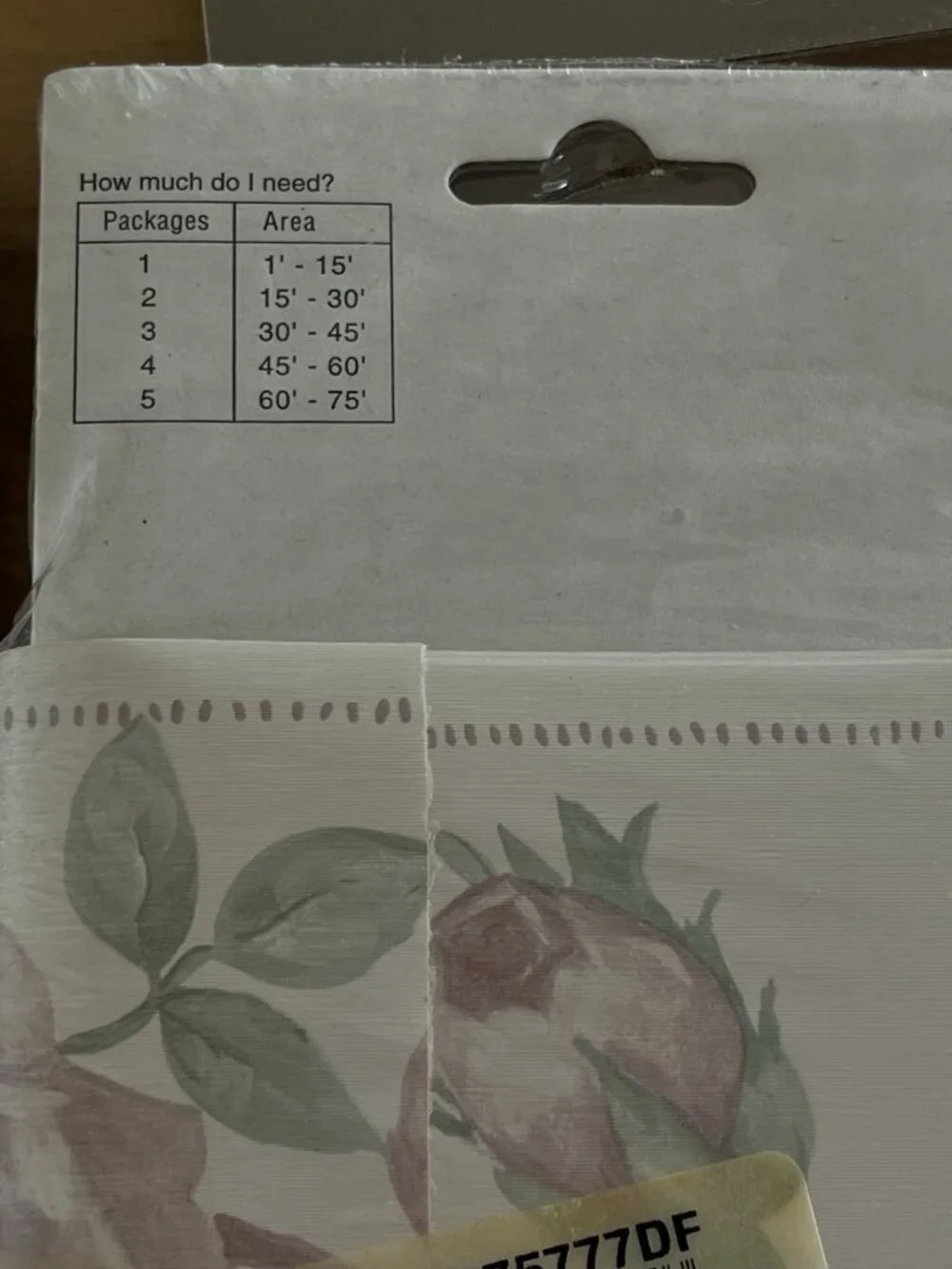 VTG Home Trends Wall Border Linen Rose 25 Yards Cottagecore Romantic Victorian